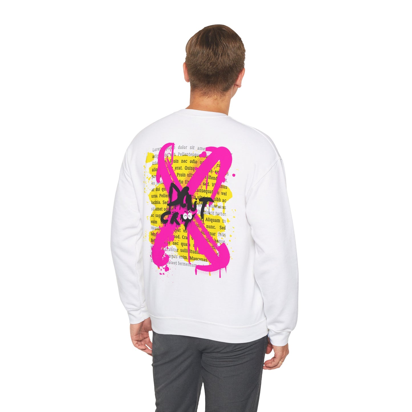 Don't Cry Printed Sweatshirt By Pineapple.