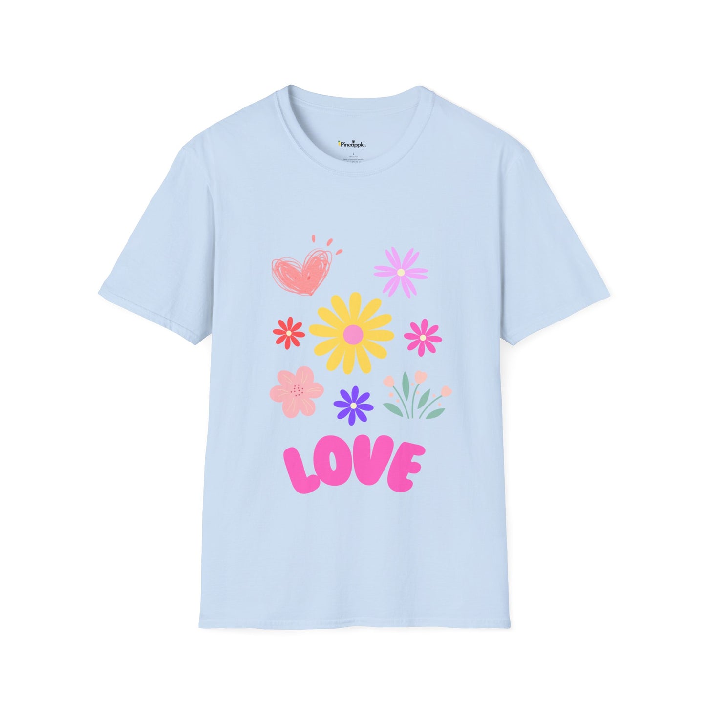 Floral Love T-Shirt By Pineapple.