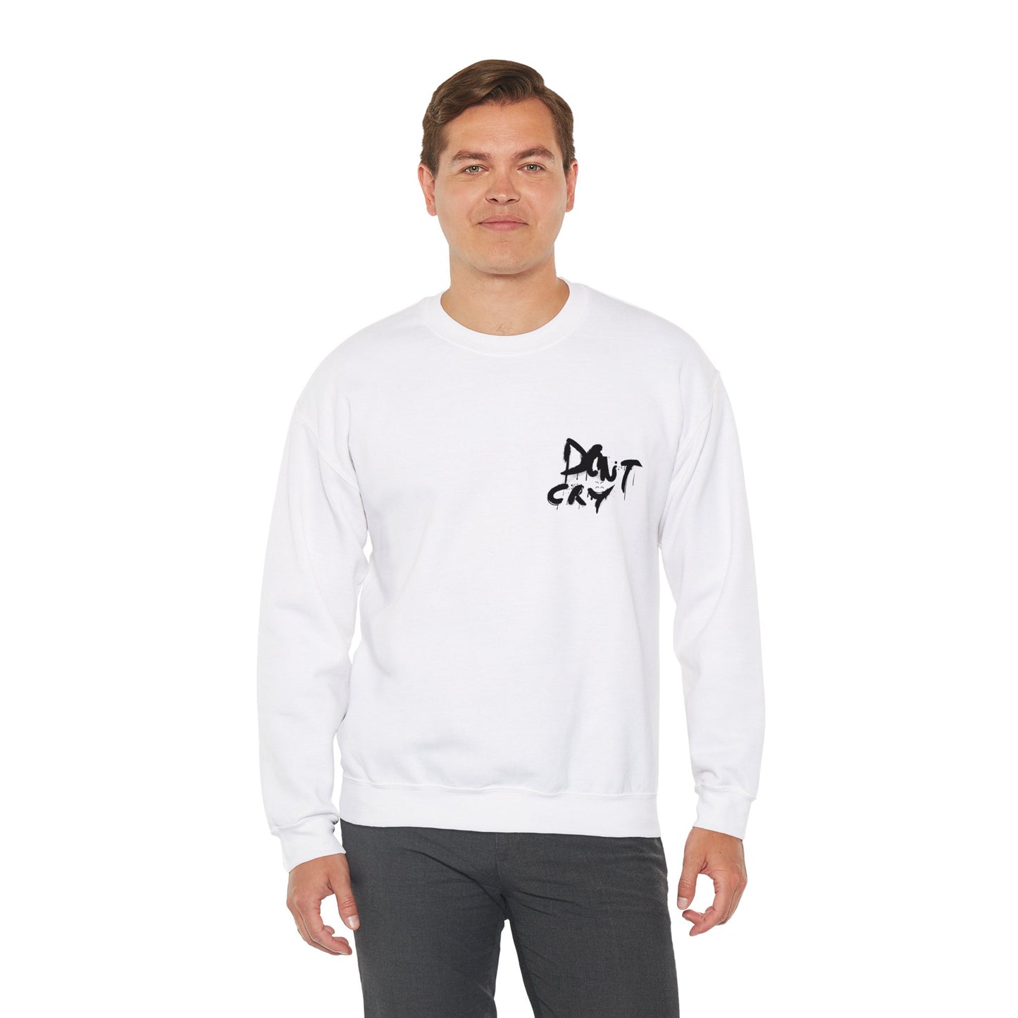 Don't Cry Printed Sweatshirt By Pineapple.