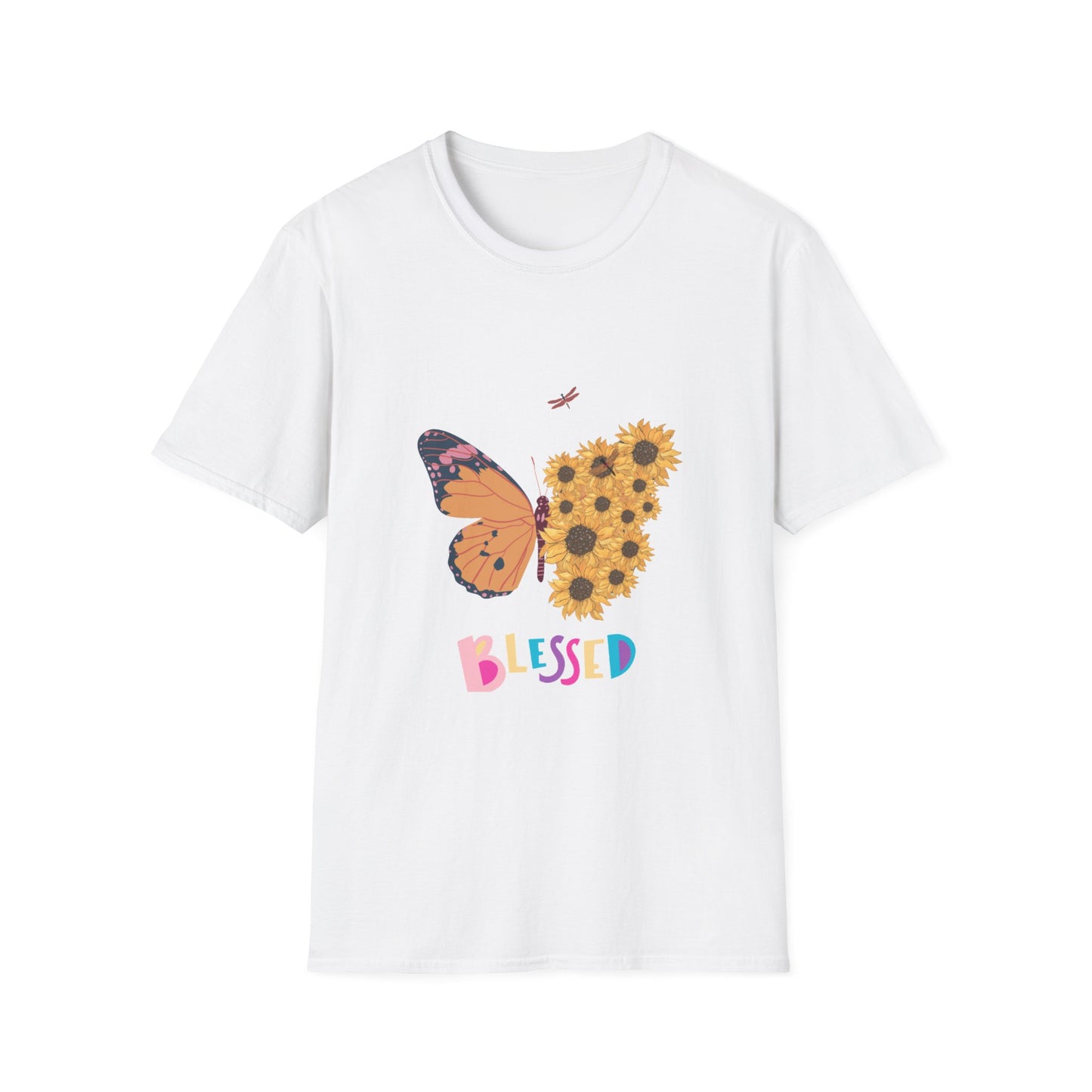 Butterfly Blessed T-Shirt by PINEAPPLE.